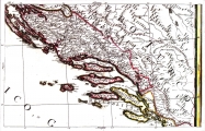 CASSINI, GIOVANNI MARIA: MAP OF DALMATIA 